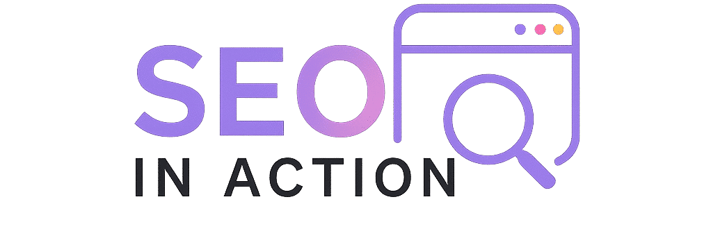 seo ebook seo in action logo