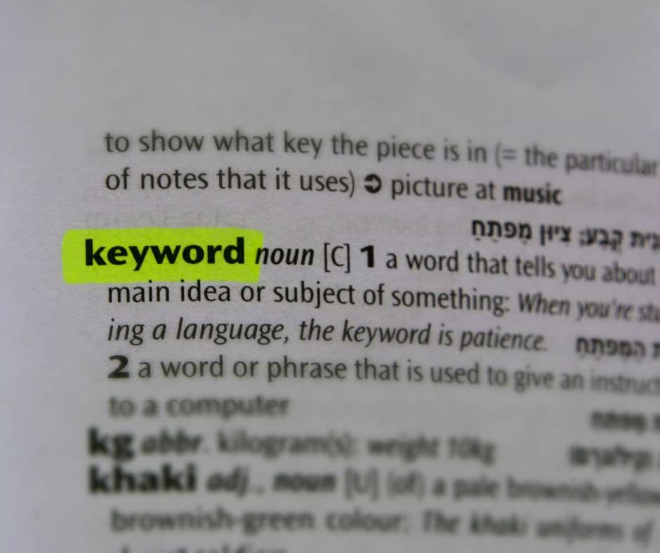 on-page SEO and keyword meaning
