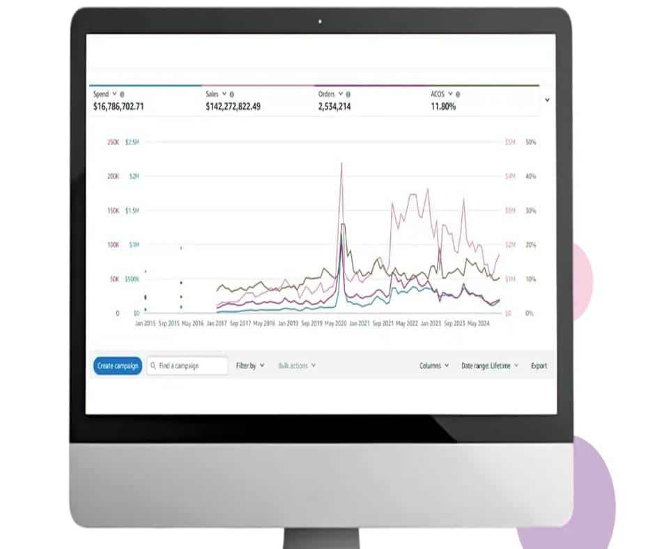 Notebook with SEO research and analysis diagram for a website audit